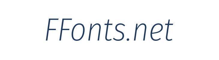 Fira Sans Condensed ExtraLight Italic font — Lorem ipsum body text preview