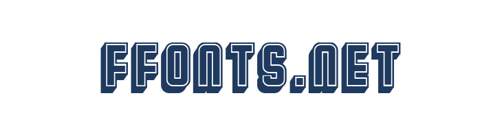 Broadway Flat 3D Filled Regular font — Lorem ipsum body text preview